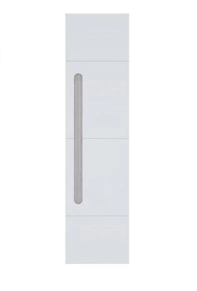 Пенал Палермо-3 МДФ Ясень Шимо Светлый/ фасад Белый Глянец (Ш-536 мм х Г-381 мм x В-2078 мм)