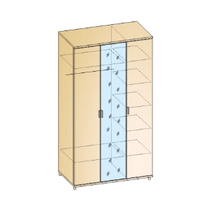 Грейс Шкаф ШК-5001 (2264х1350х570 мм)