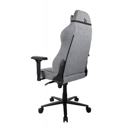 Компьютерное кресло Arozzi Primo Woven Fabric - Grey - Black logo