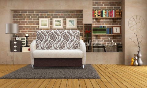 Диван Аккордеон Раскладной с Мягкими Подлокотниками и Ящиком для Белья/Разные Цвета и Размеры