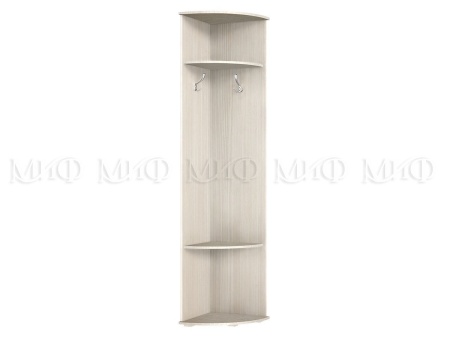 Терминал с Вешалками Бостон Сандал Светлый (Ш-470 мм x В-2120 мм x Г-470 мм)