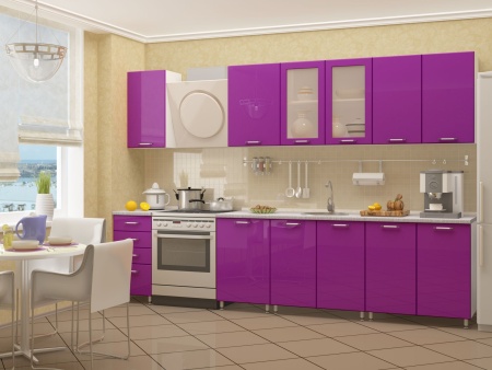 Кухонный Гарнитур Настя Глянец 2600 мм/Разные Цвета