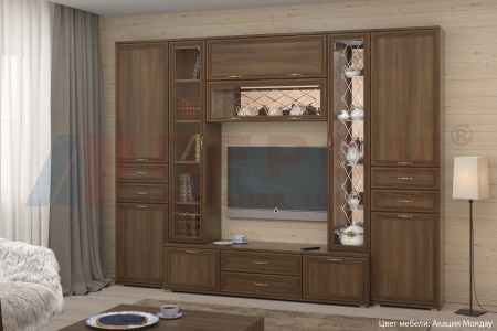 Гостиная-Стенка Карина-03 (В-2224 х Ш-2880 х Г-448 мм)