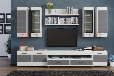 Гостиная-Стенка Камелия №9 (В-2172 х Ш-3240 х Г-452 мм)