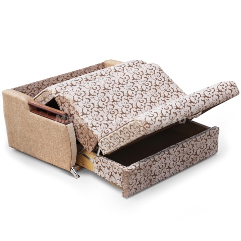 Диван Раскладной Аккордеон с Ящиком для Белья/Разные Цвета и Размеры