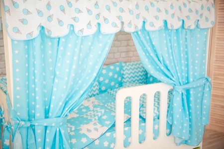 Кровать Сказка (Домик со Вторым Выдвижным Местом)/Спальное Место 800 х 1600 мм