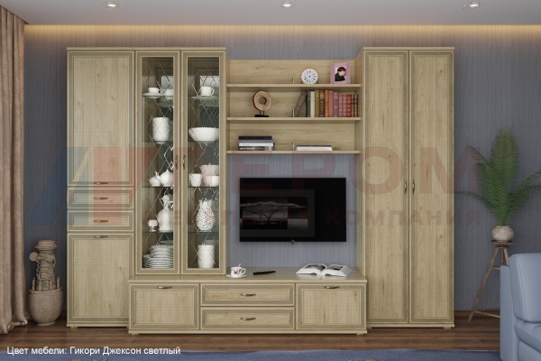 Гостиная-Стенка Карина-14 (В-2224 х Ш-3060 х Г-448 мм)