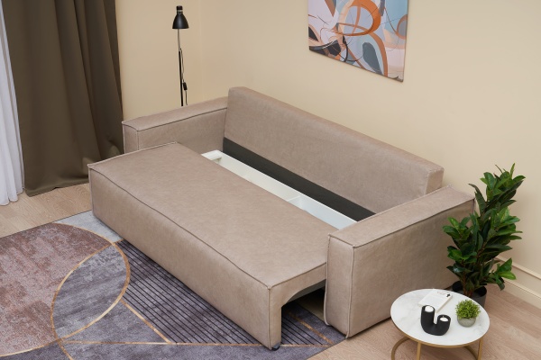 Диван еврокнижка Церра SE бежевый