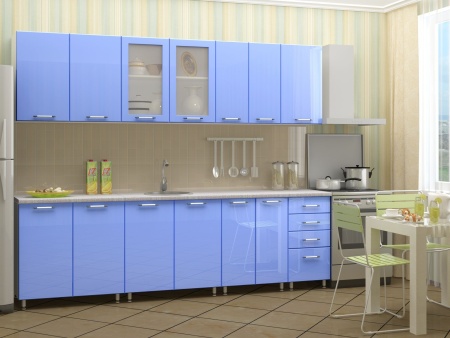 Кухонный Гарнитур Настя Глянец 2600 мм/Разные Цвета