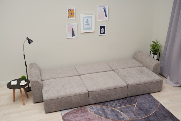 Диван еврокнижка Имир MAX SE темно-бежевый