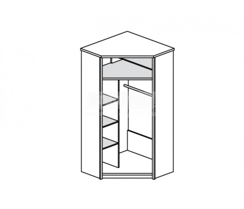 Гретта СБ-635 Шкаф угловой
