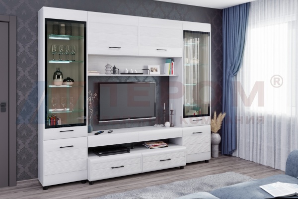 Гостиная-Стенка Камелия №11 (В-2172 х Ш-2520 х Г-452 мм)