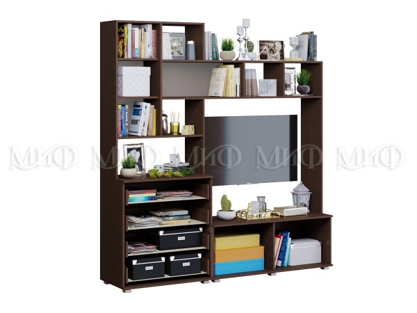 Гостиная Бостон №2 (Ш-2800 мм x В-2120 мм x Г-470 мм)/Разные Цвета