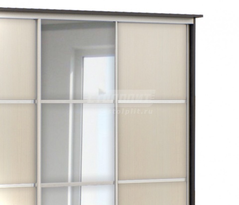 Шкаф 3-х дверный СБ-1087БП Дуб Феррара