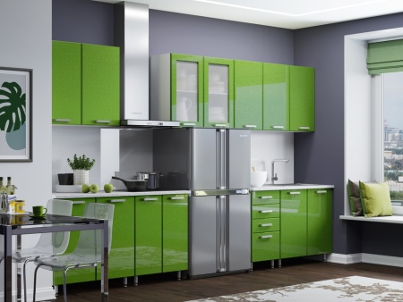 Кухонный Гарнитур Настя Глянец 2600 мм/Разные Цвета