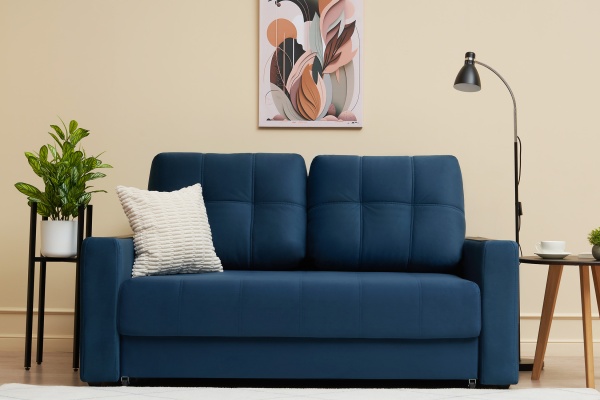 Диван выкатной Рон Compact синий