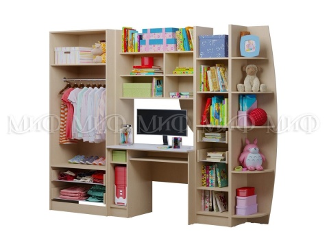 Детский Гарнитур Юниор-2 Лофт МДФ